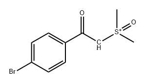 Sulfoxonium, [2-(4-bromophenyl)-2-oxoethyl]dimethyl-, inner salt Structure