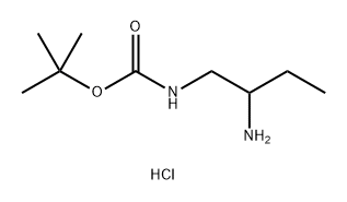 1-N-Boc-butane-1,2-diamine-HCl Structure