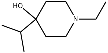 1-Ethyl-4-(1-methylethyl)-4-piperidinol Structure