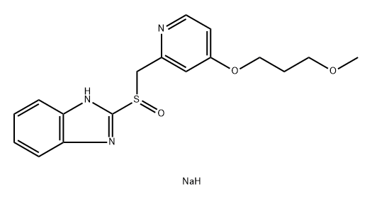 Racemic-Desmethyl Rabeprazole Sodium Salt Structure