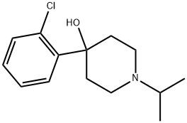 4-(2-Chlorophenyl)-1-(1-methylethyl)-4-piperidinol Structure