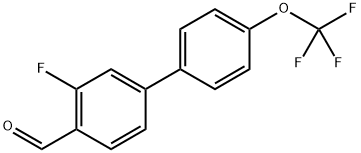 3-Fluoro-4'-(trifluoromethoxy)biphenyl-4-carbaldehyde Structure