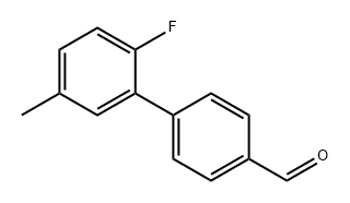 2'-Fluoro-5'-methyl-[1,1'-biphenyl]-4-carbaldehyde 구조식 이미지