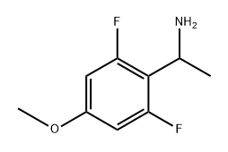 1-(2,6-Difluoro-4-methoxyphenyl)ethan-1-amine Structure