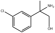 Benzeneethanol, β-amino-3-chloro-β-methyl- 구조식 이미지