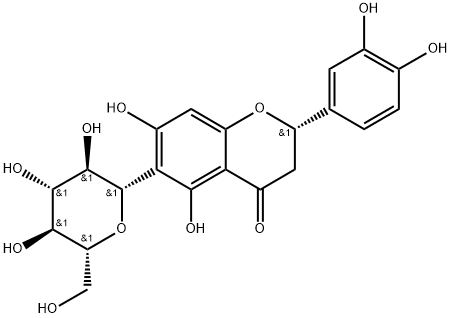 Eriodictyol-6-glucoside Structure