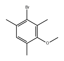 2-bromo-4-methoxy-1,3,5-trimethylbenzene Structure