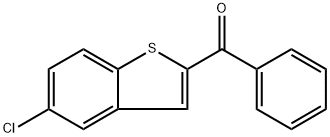 (5-Chlorobenzo[b]thien-2-yl)phenylmethanone Structure