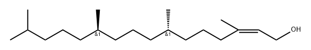 rel-(2Z,7R,11S)-3,7,11,15-Tetramethyl-2-hexadecen-1-ol Structure