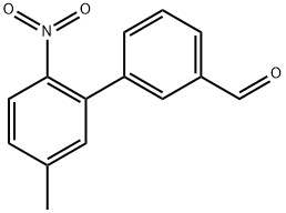 5'-Methyl-2'-nitro-[1,1'-biphenyl]-3-carbaldehyde Structure