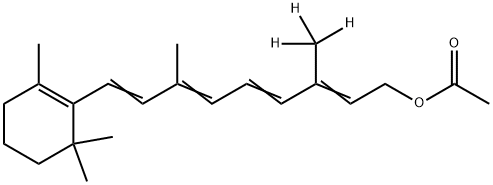 Retin-20,20,20-d3-ol, 15-acetate 구조식 이미지