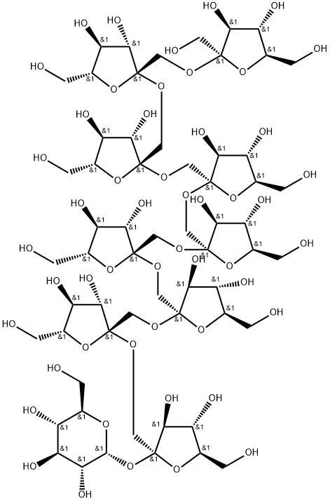 Fructo-oligosaccharide DP10/GF9 구조식 이미지