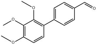 2',3',4'-Trimethoxy-[1,1'-biphenyl]-4-carbaldehyde 구조식 이미지