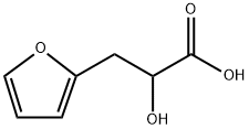 2-Furanpropanoic acid, α-hydroxy- 구조식 이미지