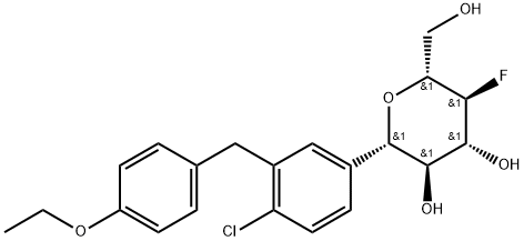 fluoro-Dapagliflozin 구조식 이미지