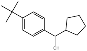 α-Cyclopentyl-4-(1,1-dimethylethyl)benzenemethanol Structure