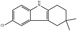6-chloro-3,3-dimethyl-2,3,4,9-tetrahydro-1H-carbazole Structure