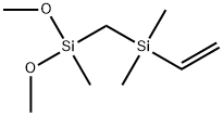 Silane, [(dimethoxymethylsilyl)methyl]ethenyldimethyl- Structure