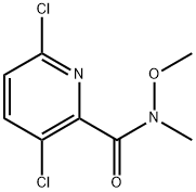 3,6-dichloro-N-methoxy-N-methylpicolinamide 구조식 이미지