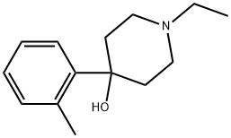 1-Ethyl-4-(2-methylphenyl)-4-piperidinol Structure