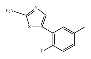 5-(2-Fluoro-5-methylphenyl)thiazol-2-amine Structure