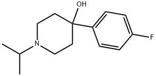 4-(4-Fluorophenyl)-1-(1-methylethyl)-4-piperidinol Structure