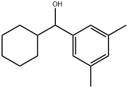 α-Cyclohexyl-3,5-dimethylbenzenemethanol Structure