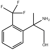 2-amino-2-[2-(trifluoromethyl)phenyl]propan-1-ol Structure