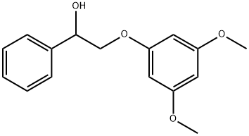 2-(3,5-Dimethoxyphenoxy)-1-phenylethanol 구조식 이미지