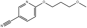 6-(3-Methoxypropoxy)-3-pyridinecarbonitrile Structure