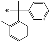 α-Methyl-α-(2-methylphenyl)-3-pyridinemethanol Structure