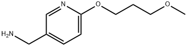 6-(3-Methoxypropoxy)-3-pyridinemethanamine Structure
