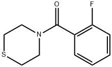 (2-Fluorophenyl)(thiomorpholino)methanone Structure