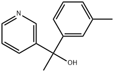 α-Methyl-α-(3-methylphenyl)-3-pyridinemethanol Structure