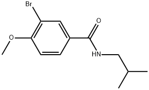 3-Bromo-4-methoxy-N-(2-methylpropyl)benzamide Structure