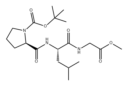 Boc-Pro-Leu-Gly-OMe Structure