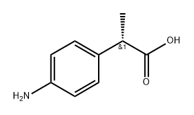 Benzeneacetic acid, 4-amino-α-methyl-, (αS)- Structure