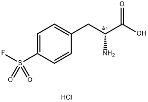 D-Phenylalanine-4-sulfofluoride hydrochloride Structure