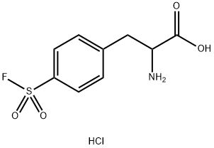 DL-Phenylalanine-4-sulfofluoride hydrochloride Structure