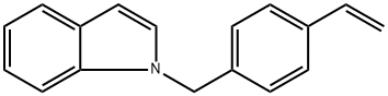 1-[(4-Ethenylphenyl)methyl]-1H-indole-3-carboxaldehyde Structure