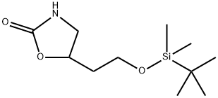 5-(2-((tert-Butyldimethylsilyl)oxy)ethyl)oxazolidin-2-one Structure