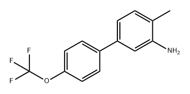 4-Methyl-4'-(trifluoromethoxy)-[1,1'-biphenyl]-3-amine Structure