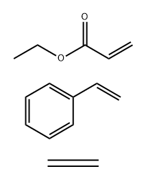 Ethyl 2-propenoic acid ester polymer with ethene and ethenylbenzene, graft Structure
