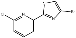 2-(4-Bromo-2-thiazolyl)-6-chloropyridine Structure