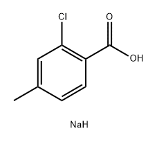 sodium 2-chloro-4-methylbenzoate Structure