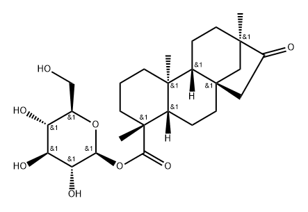 ISOSTEVIOLMONOSIDE(P) Structure