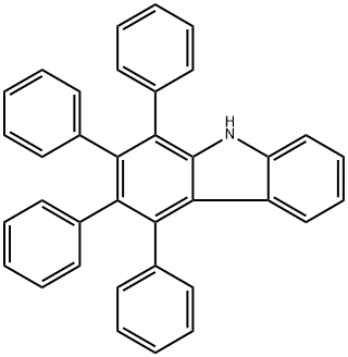 1,2,3,4-tetraphenyl-9H-carbazole Structure