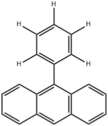 Anthracene, 9-(phenyl-2,3,4,5,6-d5)- Structure