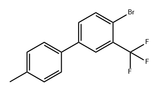 4-bromo-4'-methyl-3-(trifluoromethyl)-1,1'-biphenyl Structure