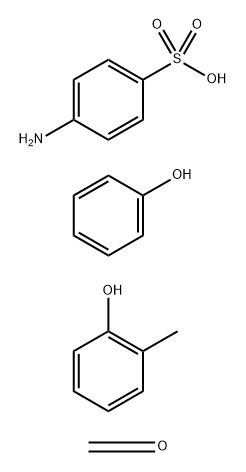 Benzenesulfonic acid, 4-amino-, polymer with formaldehyde, 2-methylphenol and phenol, bisulfited Structure